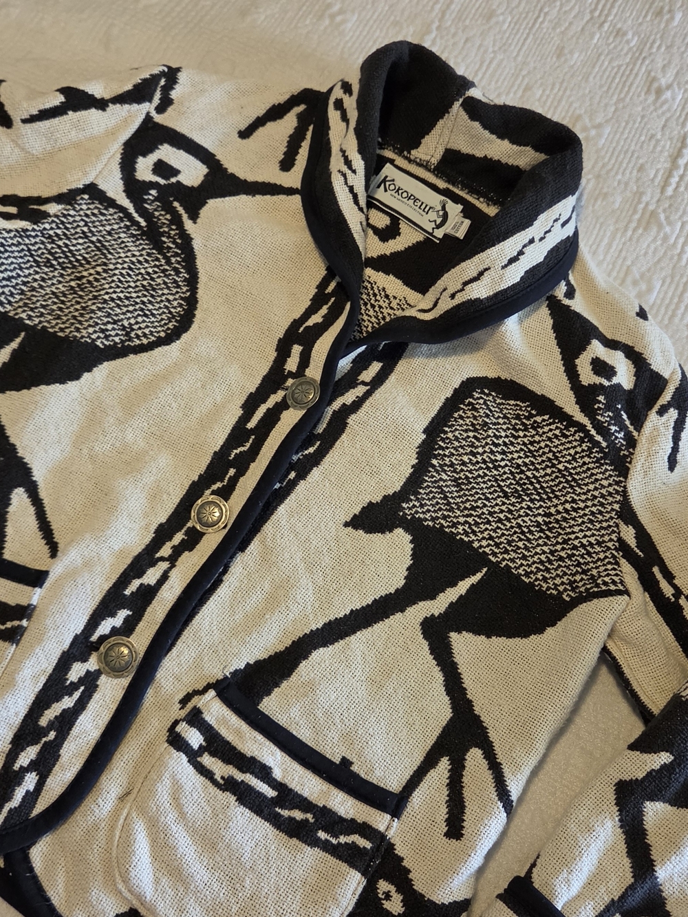 Vintage Kokopelli New Mexico Collection Cardigan - Picture 2 of 13
